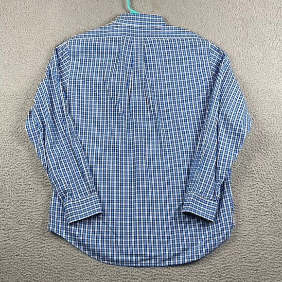 Brooks Brothers All Cotton Button Down Shirt Men's Large Plaid Causal Formal - Picture 10 of 10